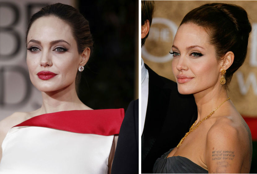 Angelina Jolie cat eye