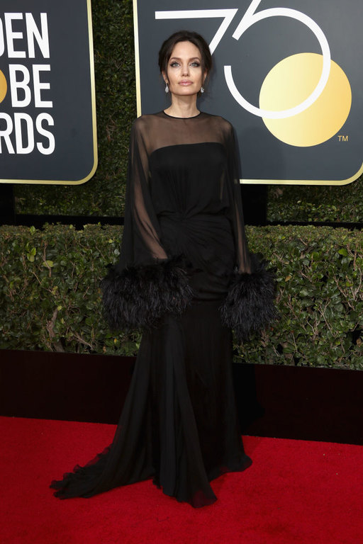 Angelina Jolie Golden Globes 2018